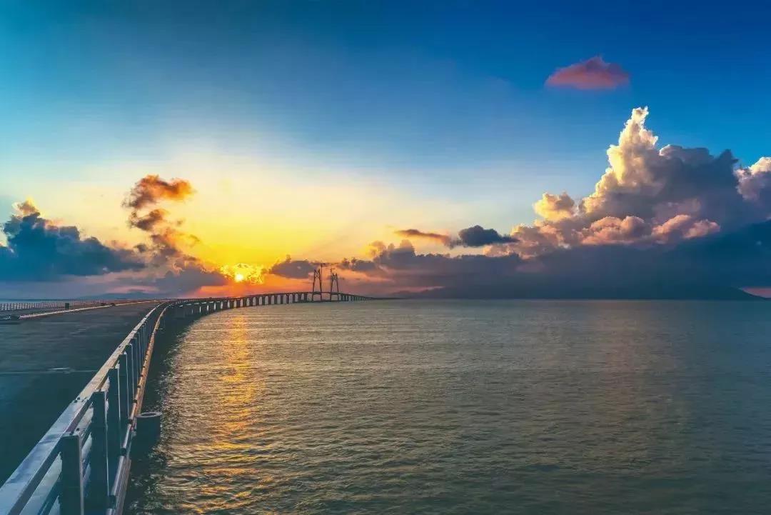 港珠澳大桥上的美景.图/港珠澳大桥管理局